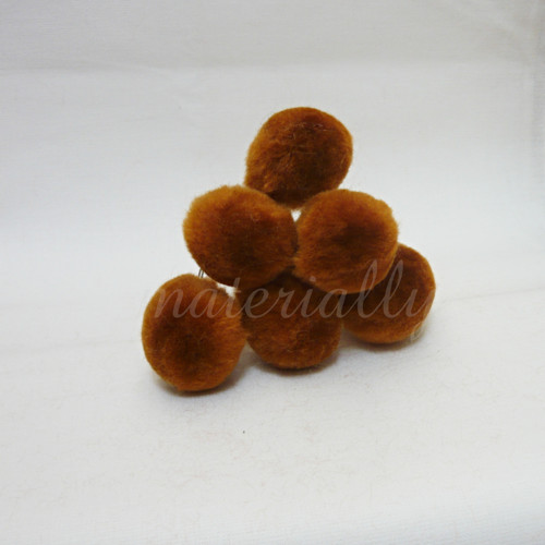 Bambulka - pompon na drátku / sada — foto 1