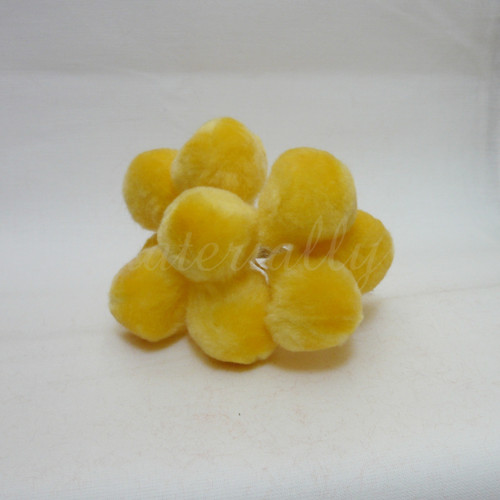 Bambulka - pompon na drátku / sada — foto 1