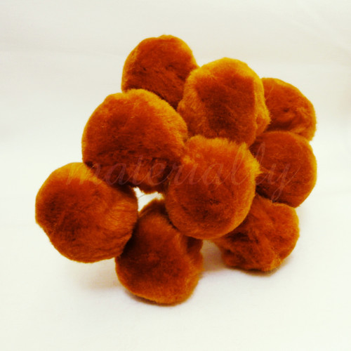 Bambulka - pompon na drátku / sada — foto 1