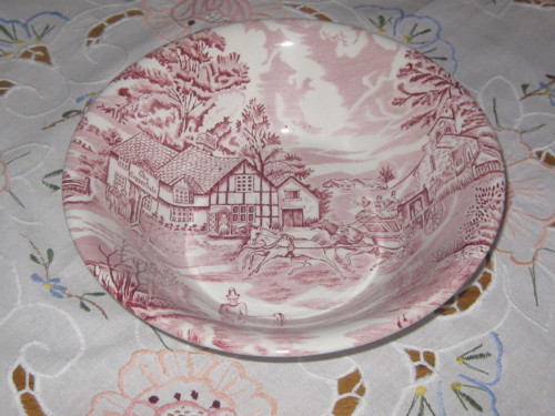 Anglický porcelán-miska větší — foto 1