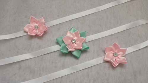 Kanzashi náramek - kotilion