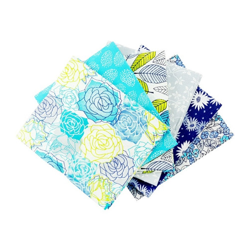 FLORAL SKETCH ROSE - Fat Quarter Bundle — foto 1
