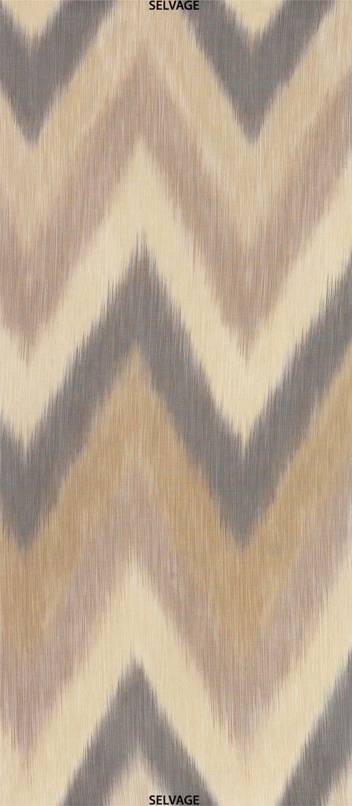Ombre Látka - Natural Ikat — foto 1