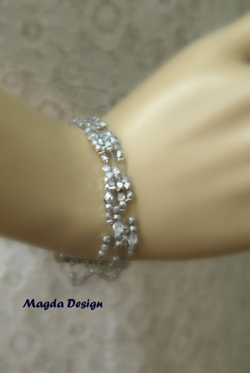 Náramek Krystal silver — foto 1
