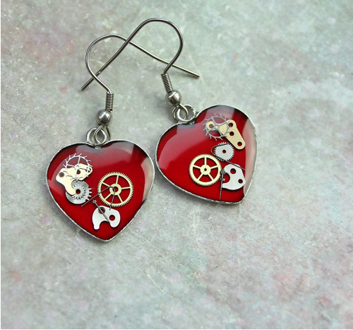 Earings /red/ — foto 1