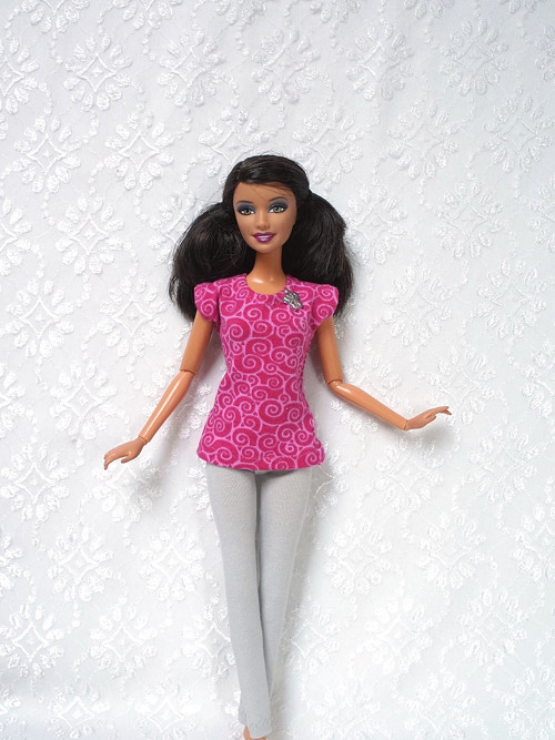 Komplet pro Barbie s kytičkou — foto 1