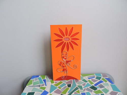 Slunečnice - přáníčko10x20cm...