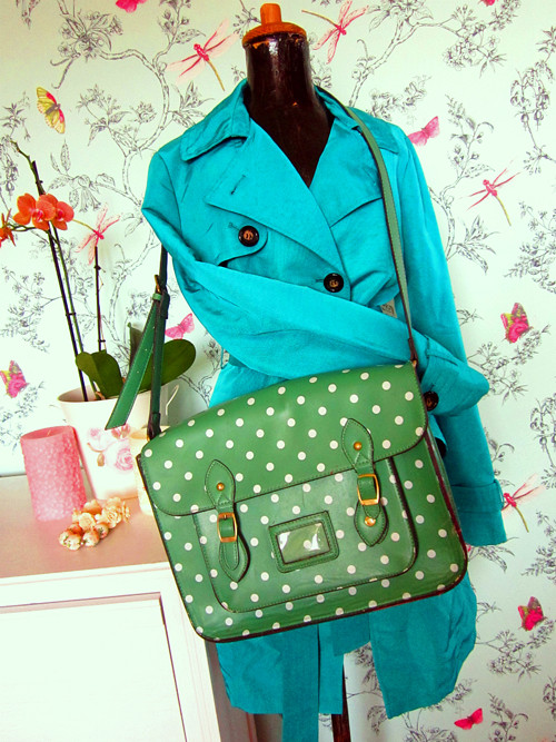 Aktovka green dots — foto 1
