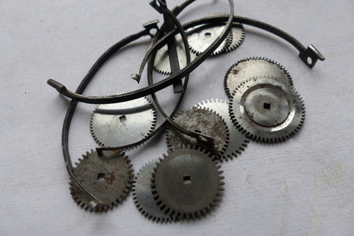 Ozubená kolečka 27..vintage materiál pro steampunk