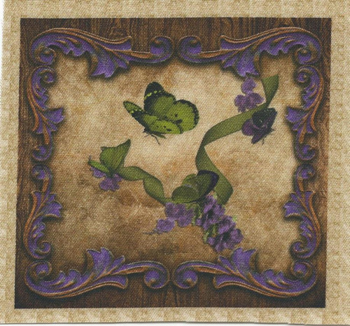 Bavlněná látka - panel 9,5 x 10,5 cm — foto 1