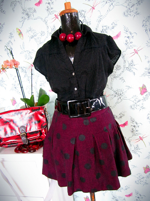 Sukénka violet&dots — foto 1