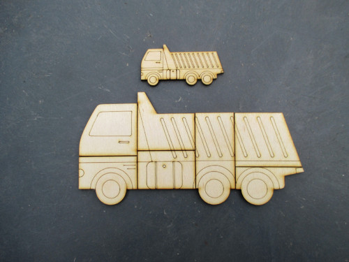 Nákladní auto-skládačka s magnety