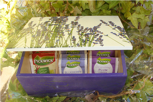 Levandulový box na čaj — foto 1
