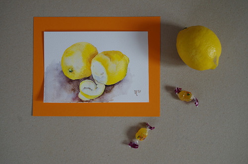 Citrony. Akvarel. — foto 1