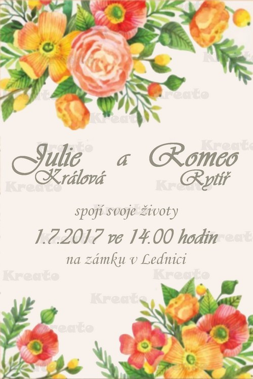 Svatební oznámení No.3