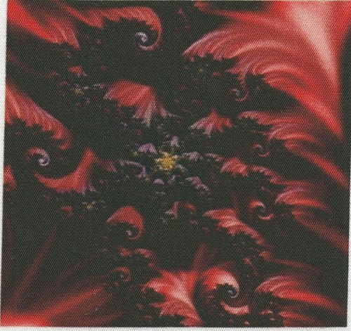Bavlněná látka - panel 16,5 x 17 cm