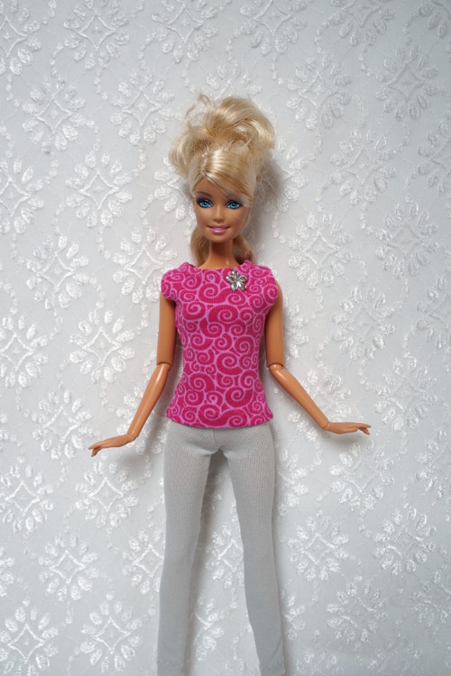 Komplet pro Barbie s kytičkou — foto 1