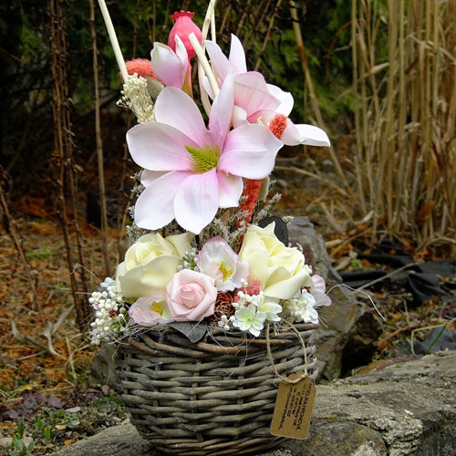 Dekorace - Magnolie růžové — foto 1