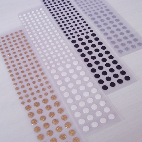 Samolepky - GLITTERATIONS dots — foto 1