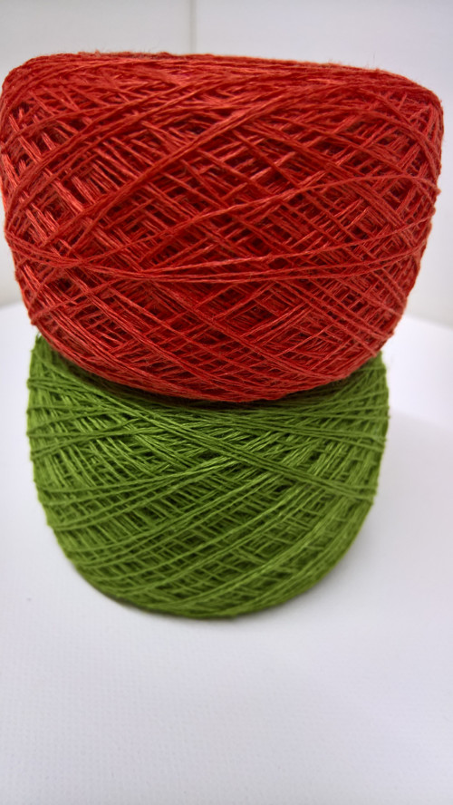 Příze 2ply 100% len 2x50 g