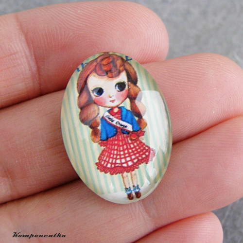 Kabošon - 25x18mm - 1 kus