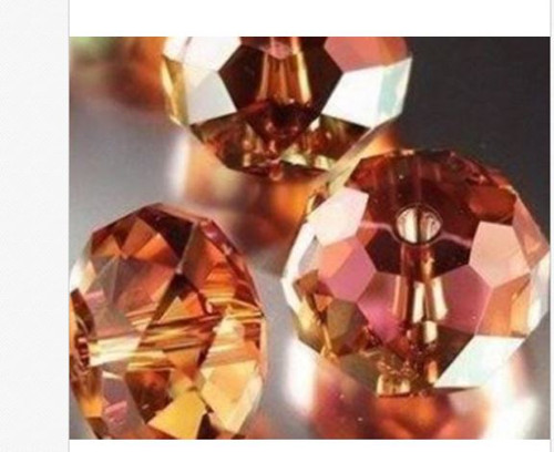 Swarovski_components rondelky 8x6 mm - 10 ks — foto 1