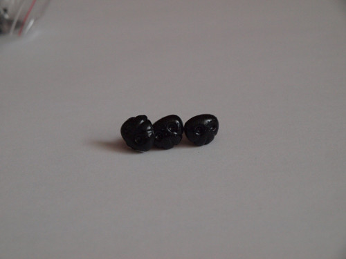 Bezpečnostní čumáček černý 12x15mm 2ks
