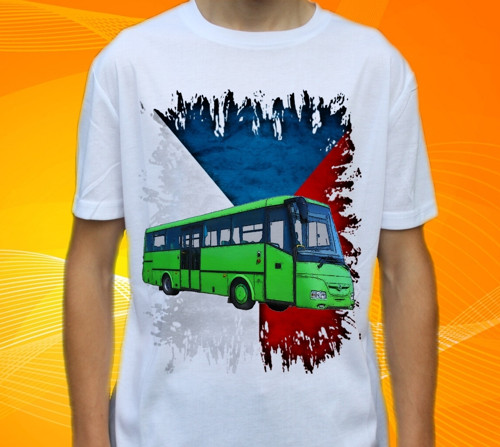 Dětské tričko s motiven autobus SOR C