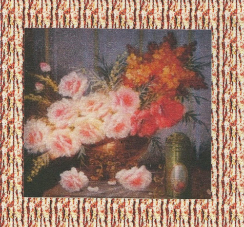 Bavlněná látka - panel 10 x 11 cm