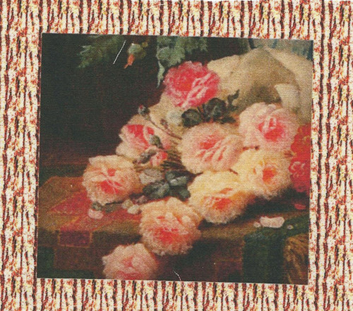 Bavlněná látka - panel 10 x 11 cm