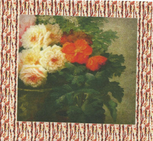 Bavlněná látka - panel 10 x 11 cm