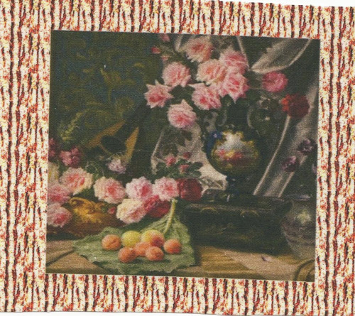 Bavlněná látka - panel 10 x 11 cm