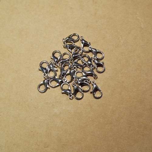 Karabina 12 mm - 10 kusů (platinová)
