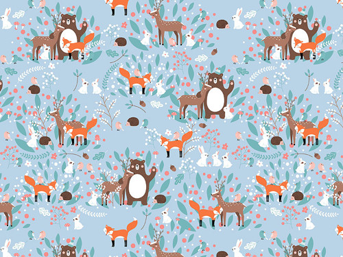 Forest friends (9) (autorská látka) — foto 1