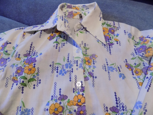 Retro košilová halenka z Paříže