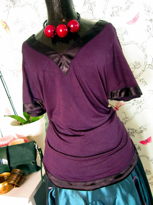 Top violet aka kimono — foto 1