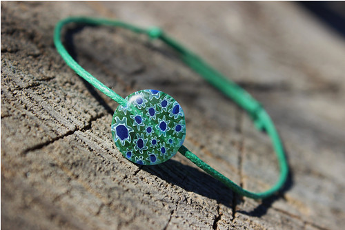 Náramek.. Millefiori — foto 1