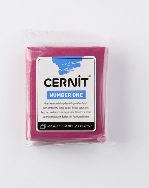 CERNIT NUMBER ONE 411 - bordó 56 g — foto 1
