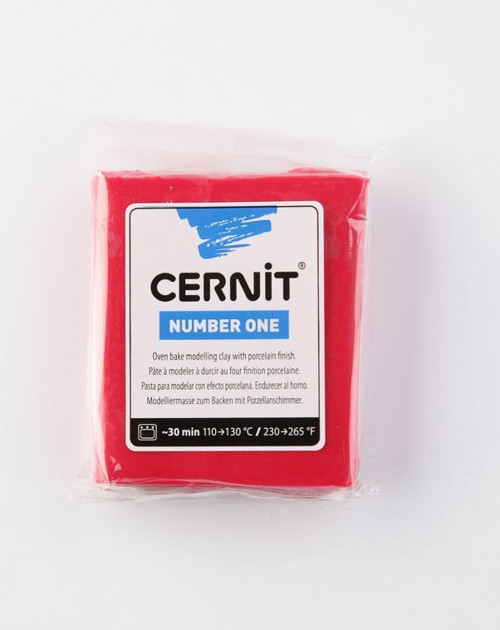 CERNIT NUMBER ONE 463 - vánoční červená 56 g — foto 1