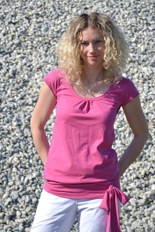 Tričko s řasením — foto 1