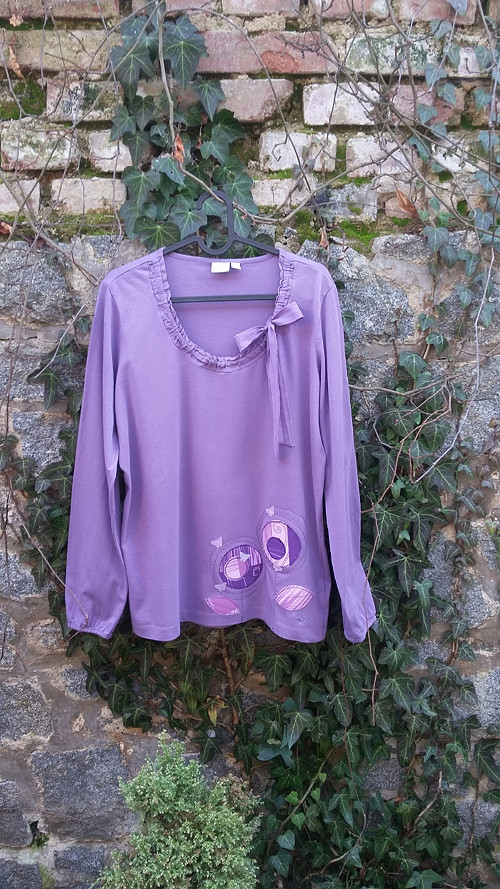 Fialová s motýlky XL — foto 1