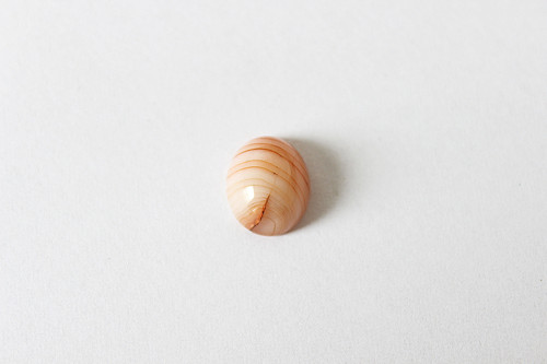 Achát - mini kabošon - 10x12 mm — foto 1