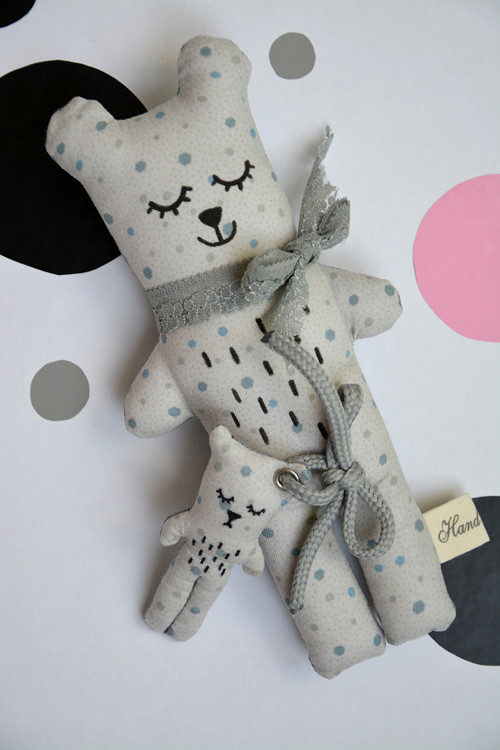 Bubu Bear grey lace SET — foto 1