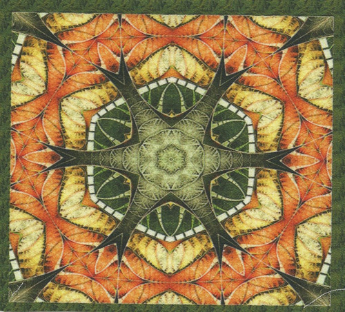 Bavlněná látka - panel 12 x 13,5 cm
