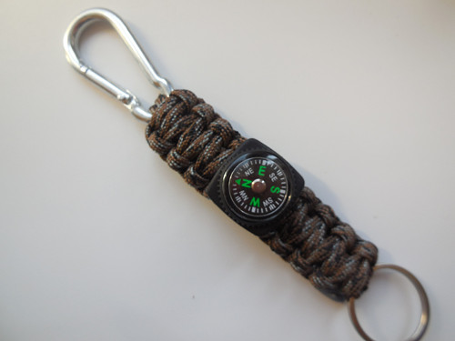Paracord klíčenka s kompasem — foto 1