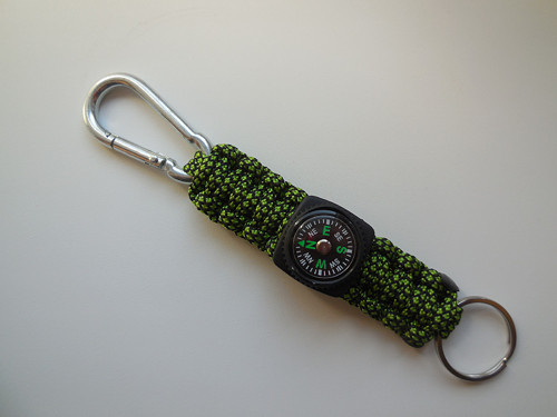 Paracord klíčenka s kompasem — foto 1