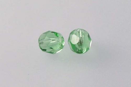 Ohňovka 6 mm peridot 60ks — foto 1