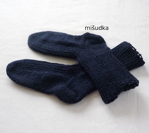 Ponožky jako od maminky - modré 6. — foto 1