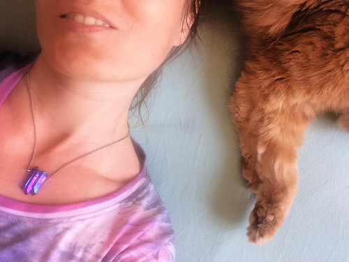 Náhrdelník s přírodními drůzami — foto 1