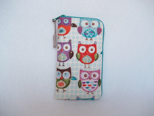 Obal na mobil - Sovičky (15 cm.)